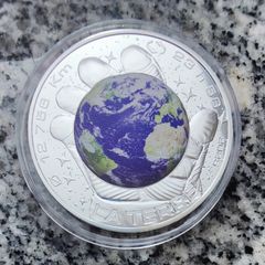 France 100 Euro Silver (.900) Uncirculated Coin 2025 - Earth - The Space Odyssey with Thomas Pesquet