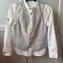 Beautiful boys blue linen suit with shirt and waistcoat Image 6