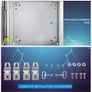 NEMA Stainless Steel Enclosure, 300 x 300 x 200 mm NEMA 4X Steel Electrical Box, IP66 Waterproof & Dustproof Image 5