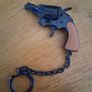 Vintage capgun revolver keyring Image 3