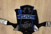 Fancy dress - Halloween outfit - blue Ninja Top aged 5/6