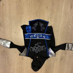 Fancy dress - Halloween outfit - blue Ninja Top aged 5/6