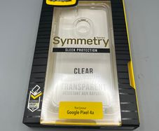 Genuine Otterbox Symmetry Sleek Case Cover for Google Pixel 4a - Clear - 77-6432