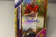 Topps 2025-26 premier league Manchester United Nemanja Vidic gold parallel /50 autograph