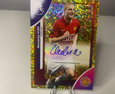 Topps 2025-26 premier league Nemanja Vidic gold parallel /50 autograph