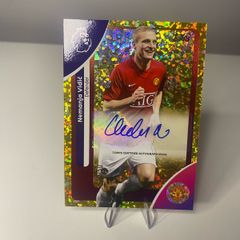 Topps 2025-26 premier league Nemanja Vidic gold parallel /50 autograph