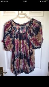 Sheer Floral Top
