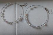 Earrings with beads never worn