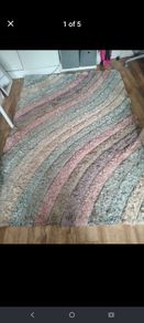 Fluffy rainbow carpet 160x 220