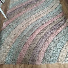Fluffy rainbow carpet 160x 220