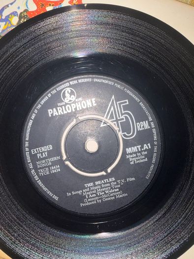The Beatles vinyl Single EPs Irish pressing