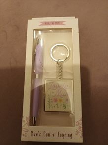 Mothers day pen and keyring set