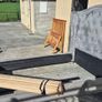 double velvet bed frame Image 3