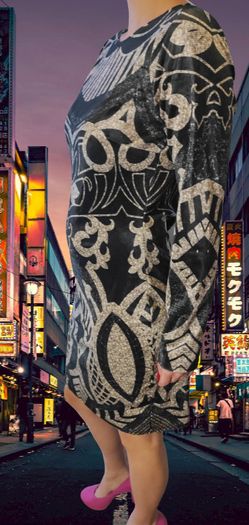 Patterned dress women