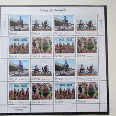 Ireland 2016.Cycling in Ireland.Stamp Sheetlet.MNH.