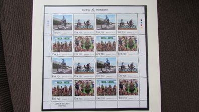 Ireland 2016.Cycling in Ireland.Stamp Sheetlet.MNH.