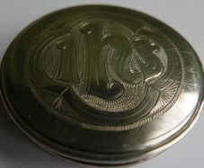 Antique Sterling Silver Holy Communion Wafer 48,23g