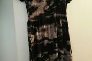 Glamour Babe Black and Beige Skater Dress