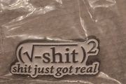 "Shit Just Got Real" pin