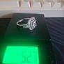 Nice 925 Sterling Silver Ladies Cocktail Ring Image 6