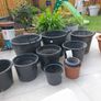 Bundle of various garden planter pots. Image 6