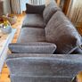 Feather And Down Two Seater Couch And Armchair Image 6
