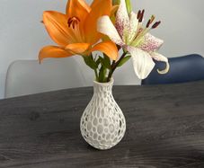 Voronoi style 3D printed decorative vase