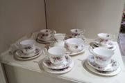 21 piece Tea Set Royal Albert Lavender Rose Pattern Bone China