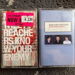2 Manic Street Preachers cassette tapes