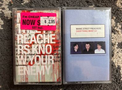 2 Manic Street Preachers cassette tapes