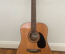 Encore W255 Full-Size Acoustic Guitar + Padded Gig Bag (Mint Condition)