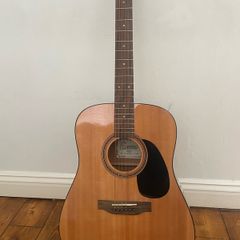 Encore W255 Full-Size Acoustic Guitar + Padded Gig Bag (Mint Condition)