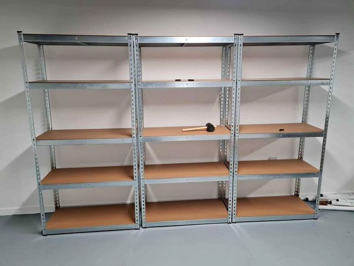 5 Tier Storage Shelving Shelves Racking Garage Shed Home House
