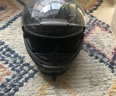 helmet motorcycle black