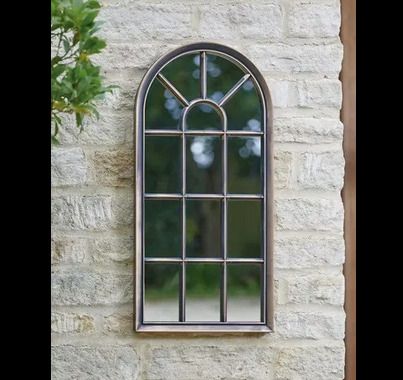 Boho Style Mirror - for home & garden + matching diagonal foil for an unquie home & decor