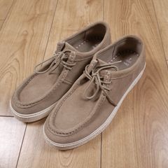 Marks & Spencer Tan Beige Suede Wallabee Moc-Toe Lace-Up Casual Shoes Loafers 7UK/40.5EU