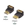 HDMI Connection Converter Male To Female 270 Degree/90 Degree Image 4