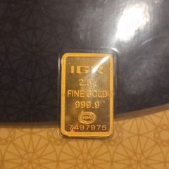 igr 2.5 gr gold bar