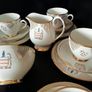 Collectible Arklow Pottery  Barry Family Crest Tea set Image 3
