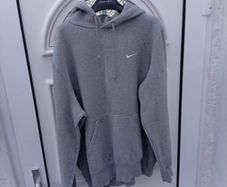 Grey Nike y2k hoodie XL