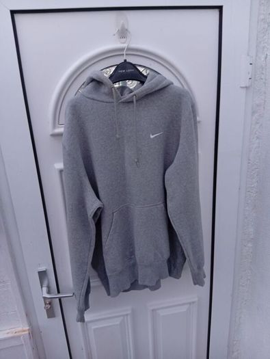 Grey Nike y2k hoodie XL