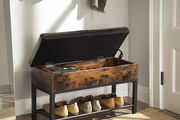 Shoe Storage bench Upholstered Bench with Storage