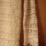 White Crochet Dress with Three-quarters Sleeves , H&M. Image 5