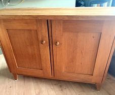 Solid wood two-door cabinet /Sideboard