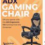 Ladder Desk Shelf+Gaming Chair with footrest Image 3