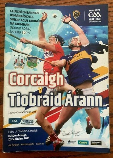 2019 Cork v Tipperary - GAA Munster Hurling Round 1 Programme