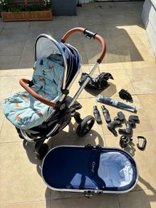 ICandy Peach Travel System - Navy & Tan