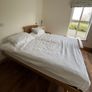 Single oak bed with trundle Image 3