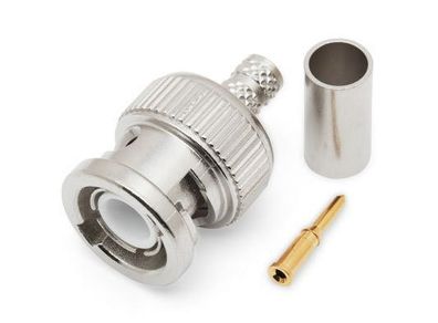 Bnc Crimp Type Plug (6mm) (for Rg58) (premium)