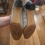 Silver low heeled pumps Image 7